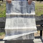 画像3: レトロ包装紙　フランスっぽい人物の画　1枚〜 (3)