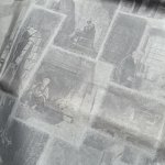画像8: レトロ包装紙　フランスっぽい人物の画　1枚〜 (8)
