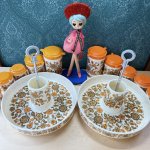 画像9: ワールド印　花柄　アカシア 　箸立て付きカスターセット　調味料入れ　各カラー (9)
