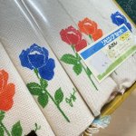 画像7: リビングセット　ふきん　薔薇　花柄　5枚セット (7)