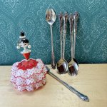 画像2: 純喫茶シルバーカトラリー　先割れロングスプーン　2本セット (2)