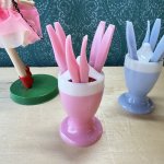 画像2: 姫フォークスタンドセット　ピンク　ブルー　各種 (2)