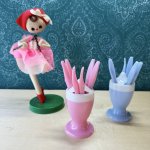 画像4: 姫フォークスタンドセット　ピンク　ブルー　各種 (4)