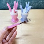 画像6: 姫フォークスタンドセット　ピンク　ブルー　各種 (6)