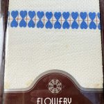 画像3: FLOWERY　カットふきん　ブルーハート柄　シミあり (3)