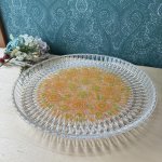 画像5: ワールド印　花柄トレー　クリア＆花柄トレイ　大 (5)