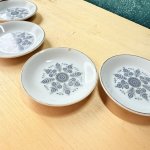 画像8: vintage　plate　modern　gray　ビンテージプレート皿セット　グレー系モチーフ (8)