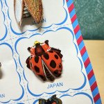 画像7: ブリキ製　昆虫バッジ　１シート　　日本製　ブローチ (7)