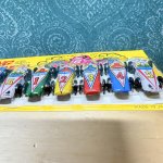 画像4: ブリキ　レーシングカーセット　１シート（１０台）　日本製　　OM107 (4)