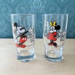 画像1: キリンレモン　ノベルティグラス　ディズニープロダクション　ミッキーマウス ミニーマウス　各種　くびれタンブラー　 (1)