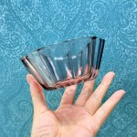 画像10: 中心に花　レトロガラス器　ブルーガラス　グレーガラス　10角　1個　各種 (10)