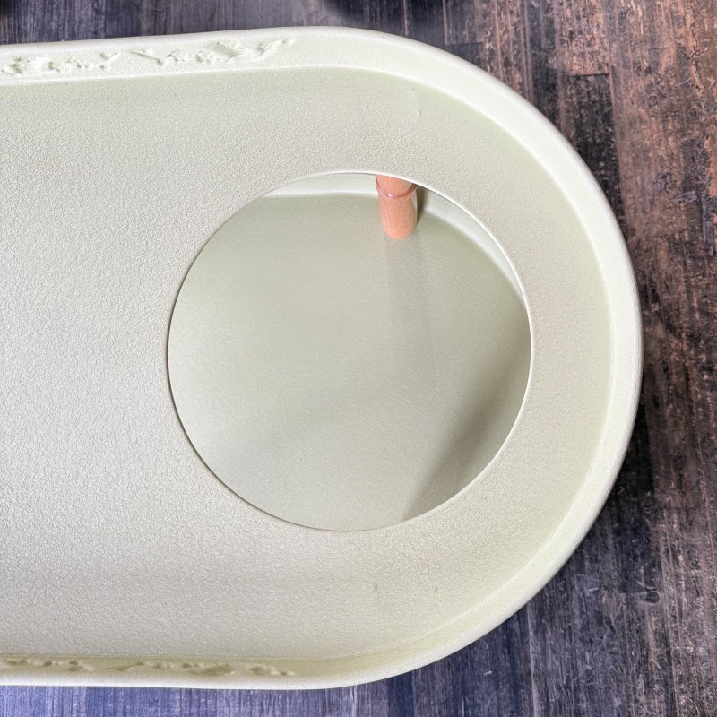 画像13: グリーンのポットワゴン　安全ワゴン　近代建築の和室にみごとに調和する美しいデザイン　 (13)