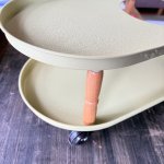 画像14: グリーンのポットワゴン　安全ワゴン　近代建築の和室にみごとに調和する美しいデザイン　 (14)