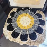 画像2: hapihapi handmade お花の円座　 (2)