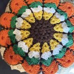 画像4: hapihapi handmade お花の円座　 (4)