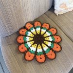 画像6: hapihapi handmade お花の円座　 (6)