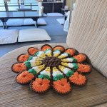 画像7: hapihapi handmade お花の円座　 (7)