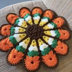 画像8: hapihapi handmade お花の円座　 (8)