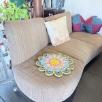 画像4: hapihapi handmade お花の円座　 (4)