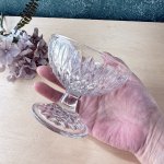 画像9: 純喫茶　放射線　カットガラス　アイスクリームカップ　デザートグラス　ダイヤカット (9)