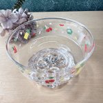 画像3: ポップなフルーツ柄のアイスクリームカップ　デザートグラス　90年代　1個〜 (3)