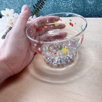 画像9: ポップなフルーツ柄のアイスクリームカップ　デザートグラス　90年代　1個〜 (9)