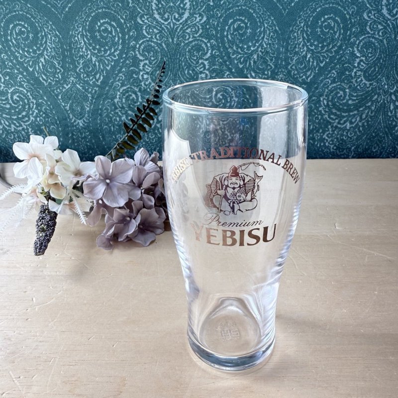 画像1: PremiumYEBISU　TRADITIONAL　BREW　プレミアムエビス　ノベルティグラス　ビールグラス (1)