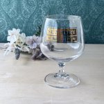 画像1: サントリー　SUNTORY　BRANDY　ワイングラス　ゴールド　ノベルティ　1個〜 (1)