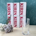 画像1: キリンビール　ノベルティグラス　KIRIN　モールタンブラー　ビールグラス　箱入り6個セット (1)