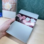 画像15: テイネン　菊ブック弁当箱　アルミ弁当箱　花柄　中サイズ　花柄２種　 (15)