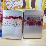 画像4: 理研リケン　ランチボックス　アルミ弁当箱　花柄２種（カーネーション・バラ）ブック弁当箱 (4)