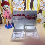 画像9: 理研リケン　ランチボックス　アルミ弁当箱　花柄２種（カーネーション・バラ）ブック弁当箱 (9)