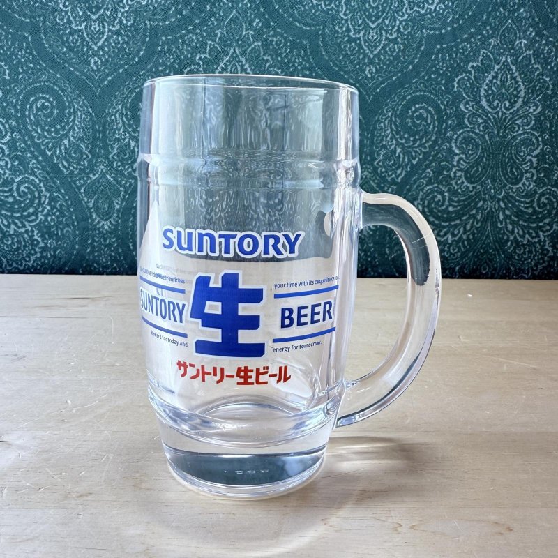 画像1: Suntory　生beer　サントリー生ビール　樽型ジョッキ　サン生ジョッキ (1)