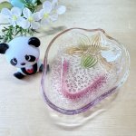 画像8: ストロベリー　いちごのガラス皿　豆皿　2個セット　 (8)
