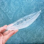 画像6: 菱形クリアガラス　星のガラス器　2枚セット (6)