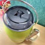 画像4: ツインバード　アイスペール＆ウオーターピッチャーセット　グリーン　ハイビスカス柄　vintage (4)
