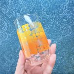 画像5: 佐々木ガラス　ラブリー10 ロビン　ポップグラス　花柄　オレンジ (5)