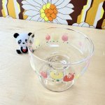 画像2: 佐々木ガラス　アイスクリームカップ　デザートグラス　チューリップ風　花柄 (2)