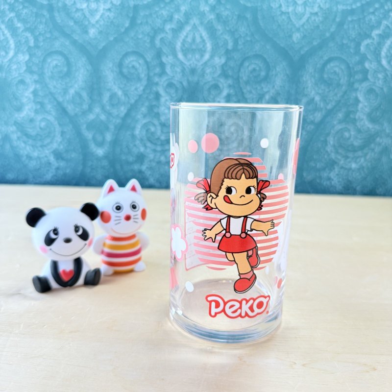 画像1: 不二家ペコちゃん　ノベルティグラス　非売品 (1)