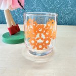 画像3: オレンジブーケ　花柄のショートグラス　タンブラー (3)