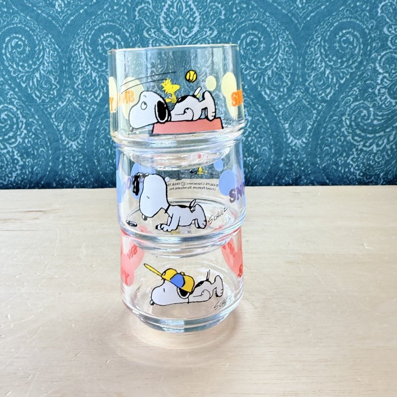 画像4: Snoopy　peanut　スヌーピーミニグラス3個セット (4)