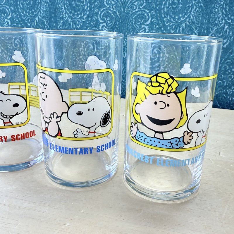 画像3: peanut Snoopy スヌーピー グラス 各種 (3)