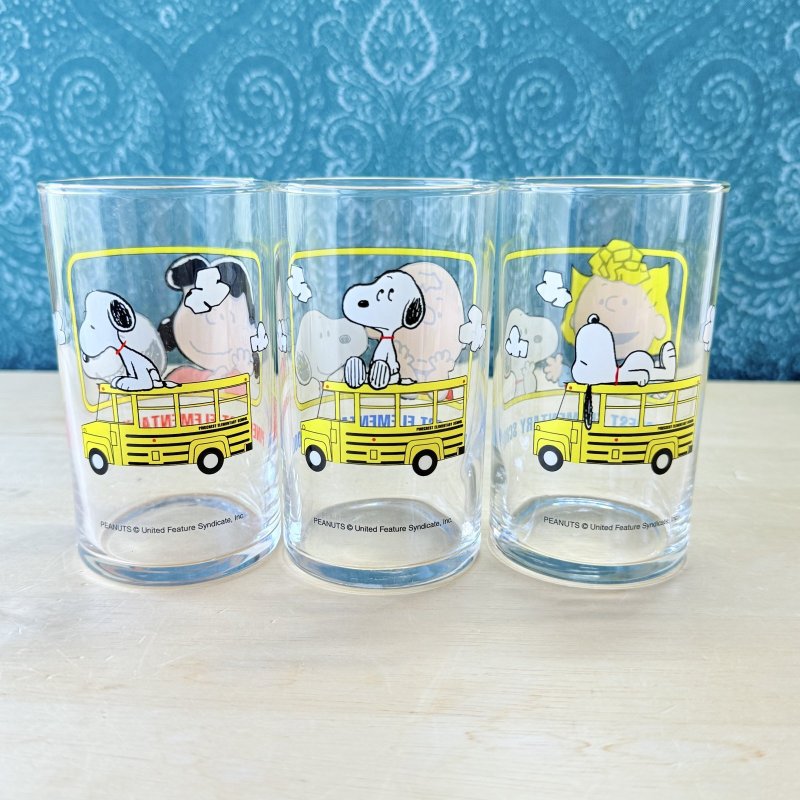 画像5: peanut Snoopy スヌーピー グラス 各種 (5)