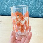 画像4: オレンジ　リボンフラワー　グラス　タンブラー　花柄 (4)