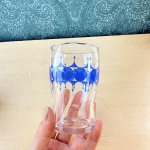 画像4: 水玉連なる青いグラス　タンブラー (4)
