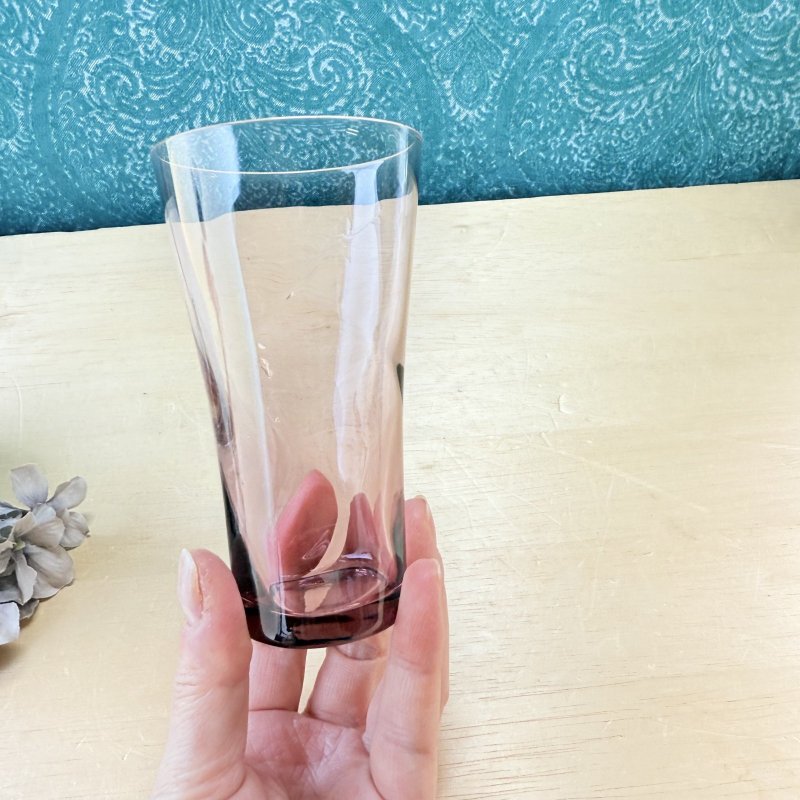 画像3: 紫硝子　パープル　一口グラス　モール系モダン (3)