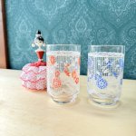 画像2: レースが可愛らしい　花柄グラス　タンブラー　オレンジ系　ブルー系　各種　 (2)