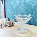 画像13: ？？？純喫茶　パフェグラス　ガラス製アイスクリームカップ　朝顔型 (13)
