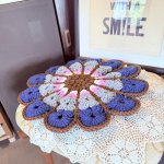 画像2: hapihapi handmade お花の円座　AZ70 (2)