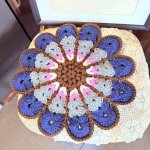 画像3: hapihapi handmade お花の円座　AZ70 (3)